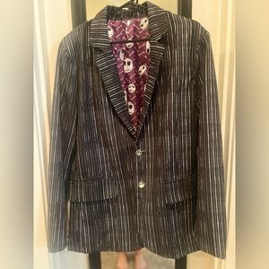 Jack Skellington blazer, size large.